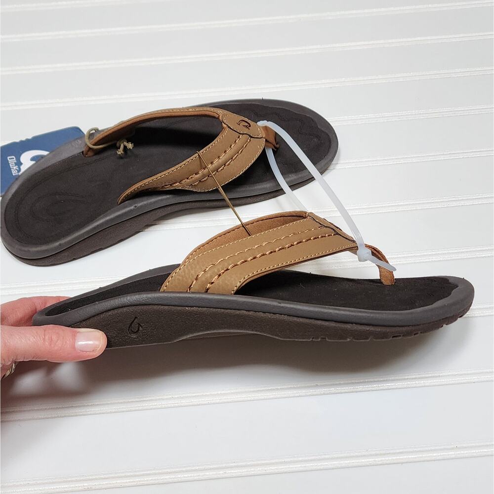 NWT Olukai Hokua Men's Beach Flip Flop Sandals - Picture 5 of 10